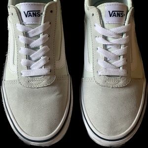 Vans Old Skool Desert Sage & True White Skate Shoes